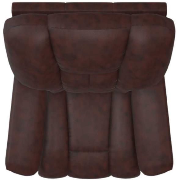 La-Z-Boy® Maverick Burgundy Leather Power Rocking Recliner with Headrest and Lumbar-4