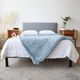 Hush Knit Light Blue Weighted Blanket-2