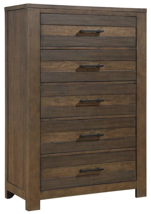 Mazin Furniture Conway Antique Brown Chest-0