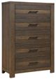 Mazin Furniture Conway Antique Brown Chest-0