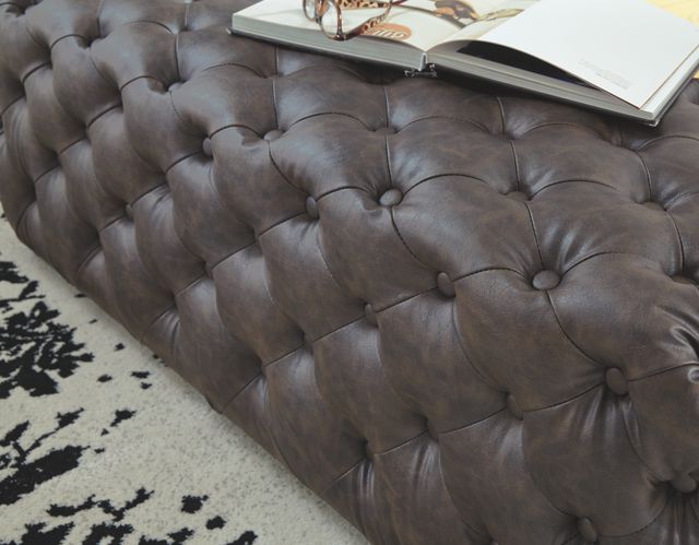 Signature Design by Ashley® Lister Brown Accent Ottoman-2