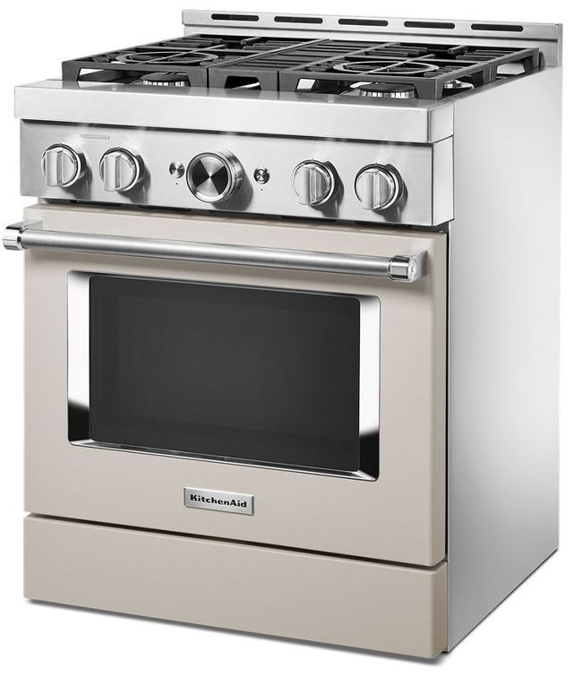 KitchenAid® 30" Milkshake Smart Pro Style Gas Range-4