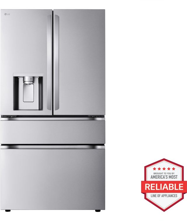LG 36 in. 28.6 Cu. Ft. PrintProof™ Stainless Steel French Door Refrigerator-10
