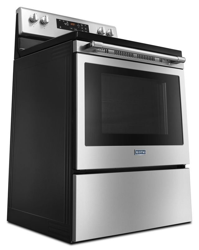 Maytag® 30" Fingerprint Resistant Stainless Steel Free Standing Electric Range-3