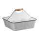 A & B Home Glossy White Basket-0
