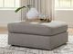 Benchcraft® Lindon Smoke Oversized Accent Ottoman-1