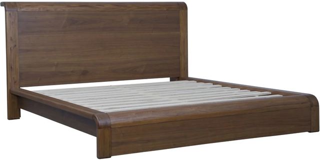 Modus Furniture Totes English Walnut Full Platform Panel Bed-2