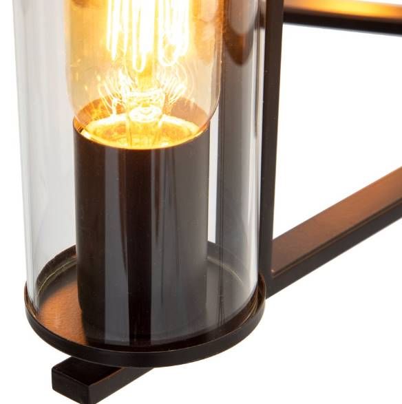 YHD Prairie Matte Black 6-Light Chandelier-3