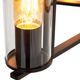 YHD Prairie Matte Black 6-Light Chandelier-3