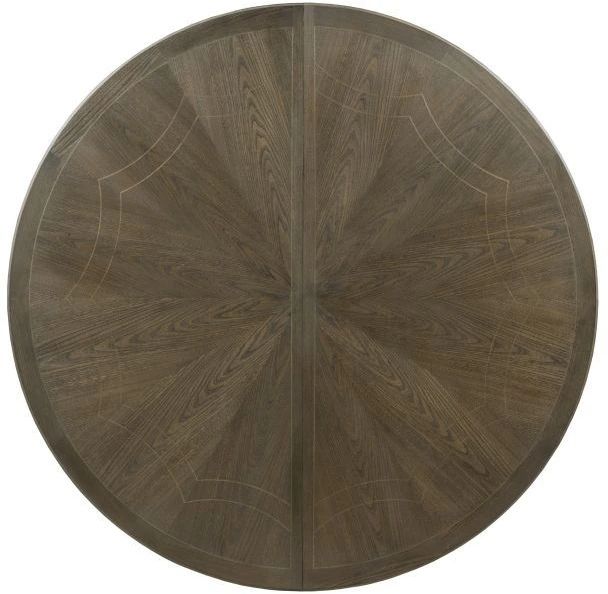 American Drew® Savona Octavia Mocha Elm Dining Table with Versailles Base-1