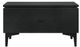 Armen Living Legend Black Drawer Nightstand-2