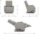 La-Z-Boy® Baron Mist Manual Rocking Recliner-2