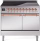 Ilve® Nostalgie II Series 40" Stainless Steel Pro Style Induction Range-0