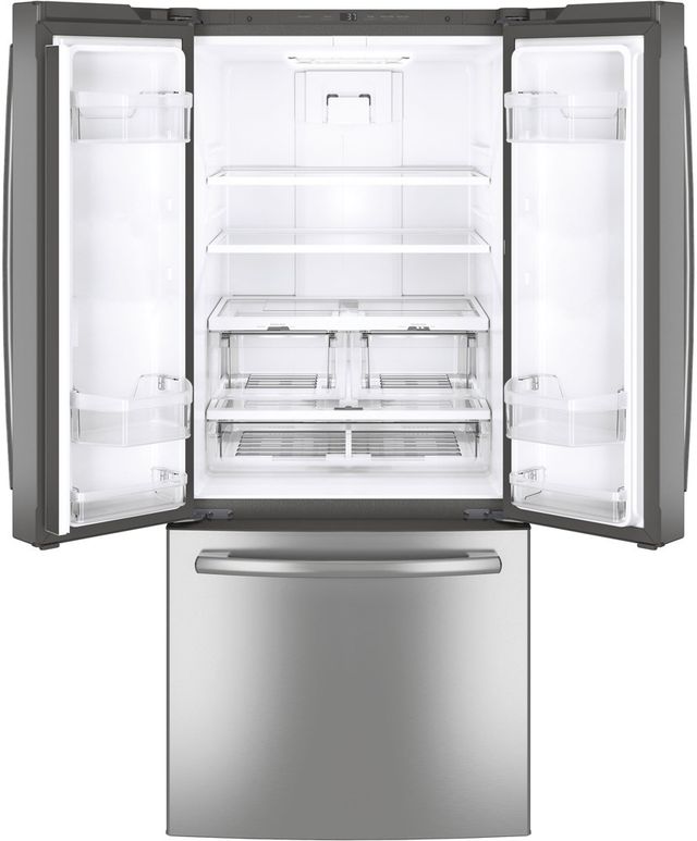 GE® 20.8 Cu.Ft Stainless Steel French Door Refrigerator-1