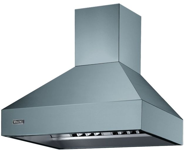 Viking® 5 Series 36” November Sky Chimney Wall Hood-0
