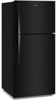Whirlpool® 30" 19 Cu. Ft. Black Top Freezer Refrigerator with Total Coverage Cooling-1