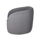 A & B Home Gray Swivel Barrel Chair-2