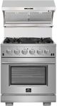 FORNO® Alta Qualita 30" Stainless Steel Wall Mounted Range Hood-3