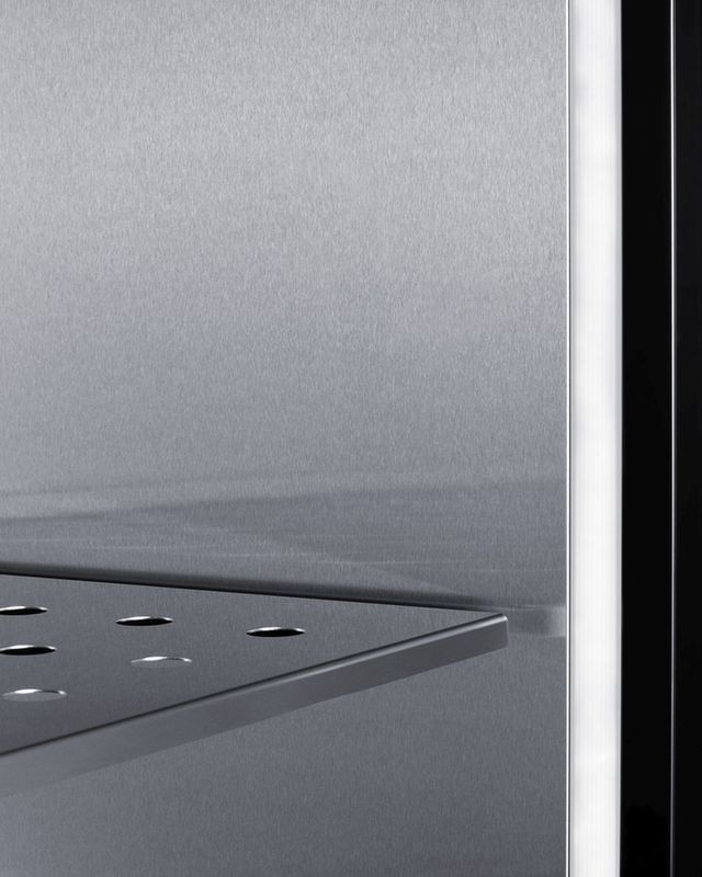 Summit® 24" 5.1 Cu. Ft. Stainless Steel Undercounter Freezer-1