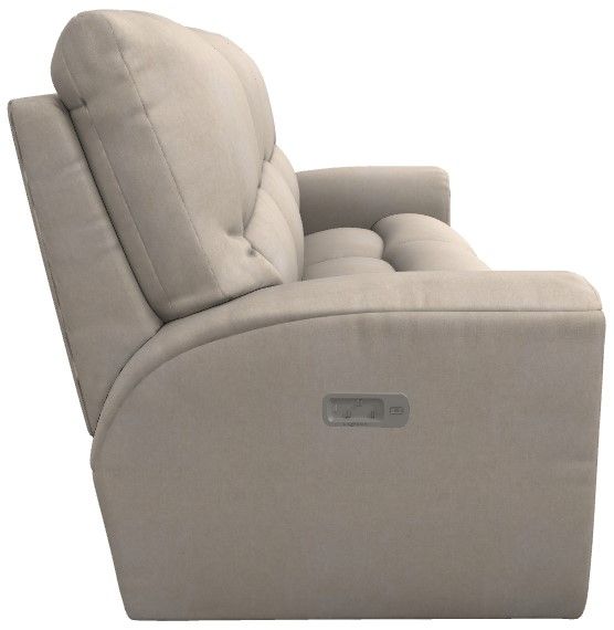 La-Z-Boy® Cassian Sand Power Reclining Sofa with Headrest and Lumbar-3