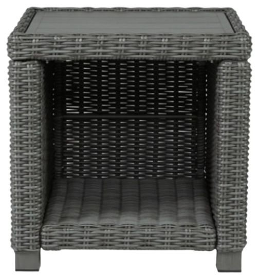 Signature Design by Ashley® Elite Park Gray Outdoor End Table-1