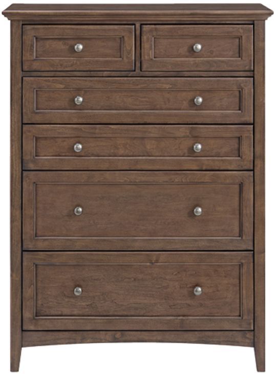 Whittier Wood® Furniture McKenzie Caffe 6-Drawer Chest-3