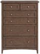 Whittier Wood® Furniture McKenzie Caffe 6-Drawer Chest-3