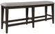 Liberty Furniture Double Bridge 6-Piece Dark Chestnut/Gray Gathering Table Set-4