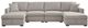 Benchcraft® ModMax Luxe 4-Piece Flint U-Shape Sectional and Double Storage Chaise-0