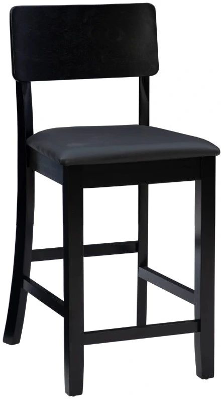 Linon Torino Black Counter Stool-0
