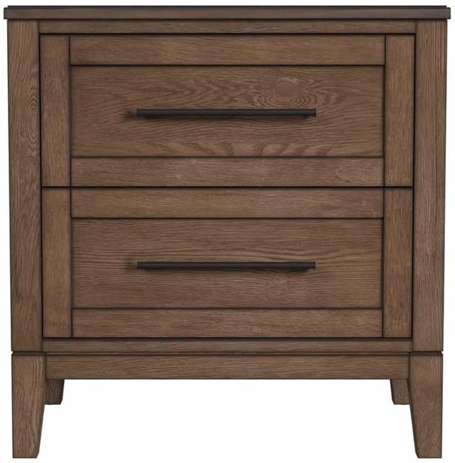 Intercon Oslo Weathered Chestnut Nightstand -1