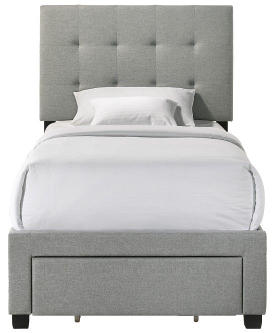 Intercon Kaycee Smoke Youth Twin Storage Panel Bed-2