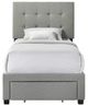 Intercon Kaycee Smoke Youth Twin Storage Panel Bed-2