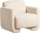 Moe's Home Collection Fallon Flecked Ivory Accent Chair-0