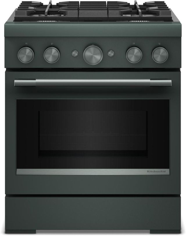 KitchenAid® 30" Juniper Pro Style Dual Fuel Range with No Preheat Air Fry Mode-0