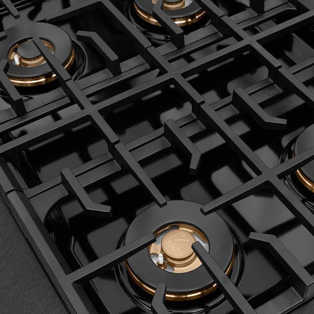 ZLINE Paramount 30" Black Satin Stainless Steel Gas Rangetop with 4 Burner DuoPro™ Cooktop-3