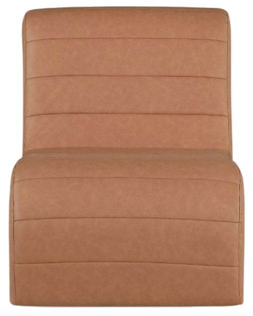 Meridian Furniture Ivy Cognac Vegan Leather Accent Chair-1