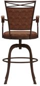 HH2 Home Bridgetown Bronze/Brown Metal Bar Stool-4