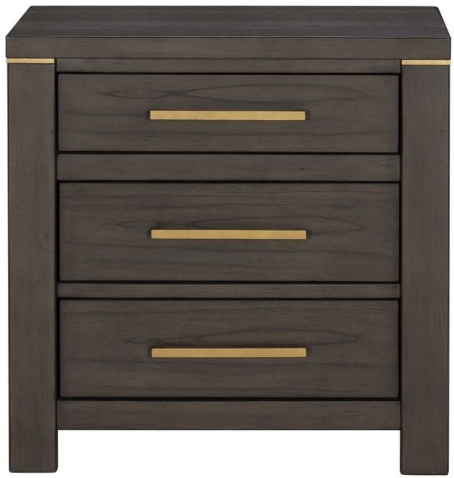 Homelegance® Scarlett Brown Gray Nightstand-1