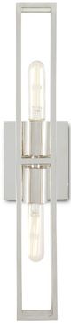 Currey & Company Bagno Bergen Polished Nickel Wall Sconce-1