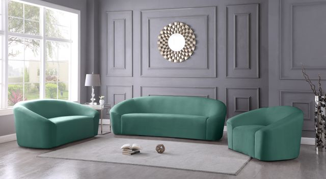 Meridian Furniture Riley Mint Velvet Loveseat-3
