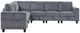 Homelegance® Walterboro 6-Piece Dark Gray L-Shape Sectional-2