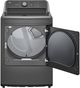 LG 7.3 Cu. Ft. Monochrome Gray Front Load Electric High Efficiency Dryer™-3