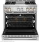 JennAir® RISE™ 36" Stainless Steel Pro Style Natural Gas Range-1