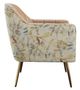 Emerald Home Ophelia Gold/Saddle Accent Chair-3