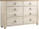 Signature Design by Ashley® Willowton 3-Piece Whitewash Queen Sleigh Bed Set-2