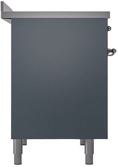 Ilve® Nostalgie II Series 40" Blue Grey Pro Style Induction Range-3