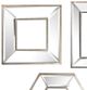 A & B Home 3-Piece Kirby Silver Mirror-1