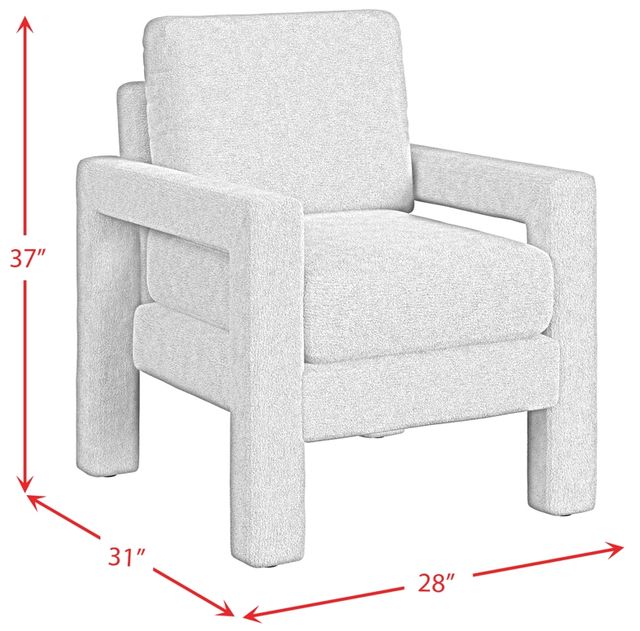 Elements International Zoey Balina Light Gray Chair-2