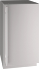 U-Line® 3.7 Cu. Ft. Stainless Steel Under the Counter Refrigerator-0